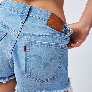 Levi’s 501 high-rise denim short (color:Luxor heat)
New without tags
Never worn